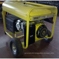 Genour Power ZH6500 188F High Quality 5kw/kva Gasoline generator electric start battery wheel 100% copper